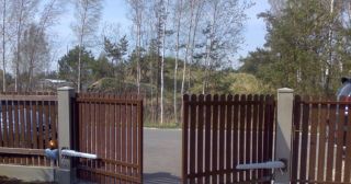 Купить распашные ворота из штакетника Кисловодск, цена от 2755 руб.